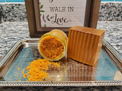 Turmeric Zest Bar and Body Scrub