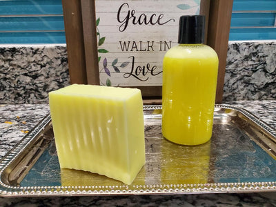 Lemon Blast Body Wash and Soap Bar